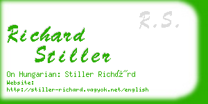 richard stiller business card